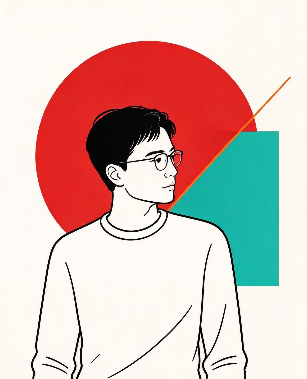 张诚的线稿插画